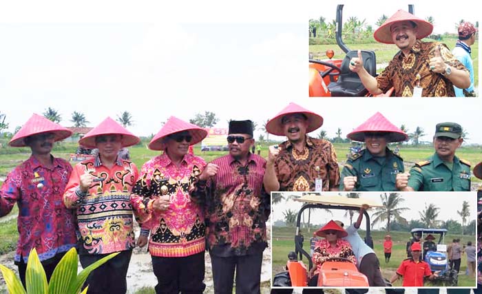 Songsong MT III, PJ Upsus Lampung Tengah Pantau Olah Tanah dan Tanam